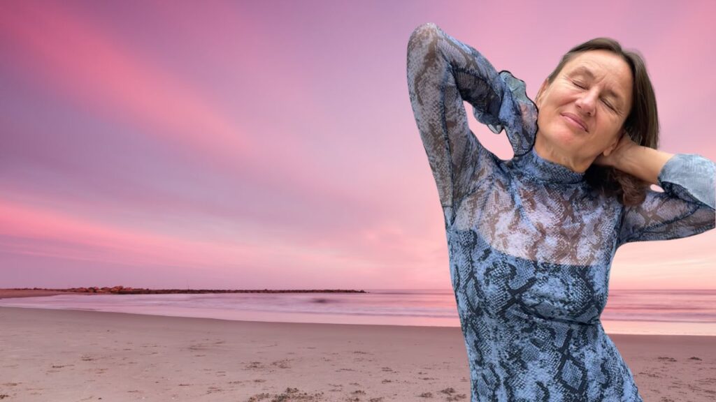 Martina Strand Sonnenuntergang entspannt